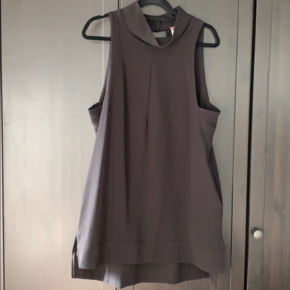 FREE PEOPLE mock turtleneck tunic w/ pockets NWOT